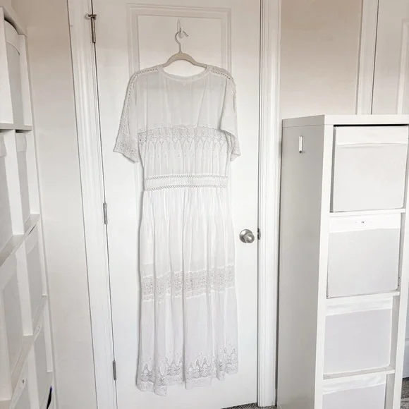 LoveShackFancy Beth Dress Lace Maxi - Picture 4 of 6